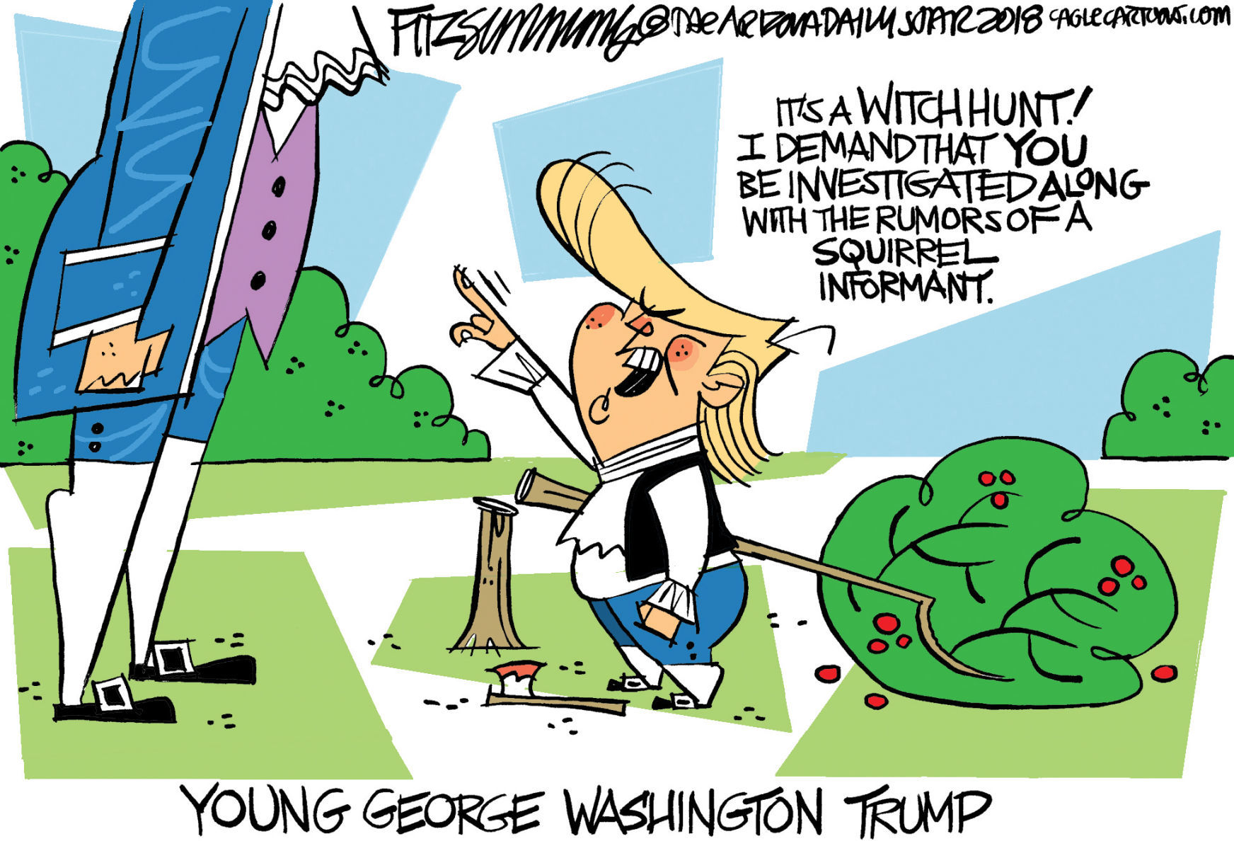 Daily Fitz Cartoon: Trump